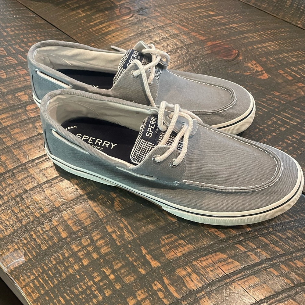 Sperry Men's Light Gray Boat Shoes